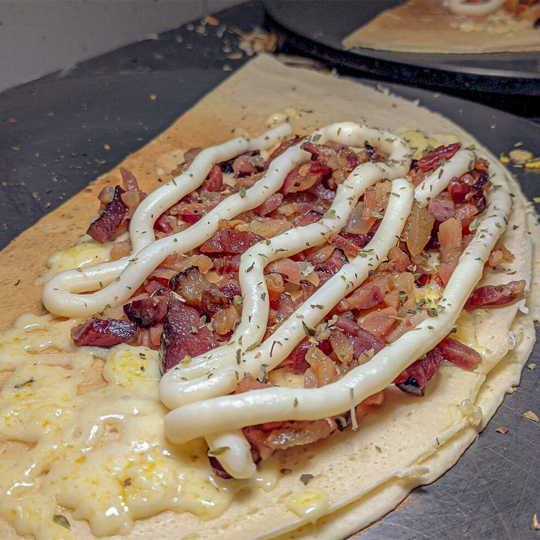 Crepe Bacon com Catupiry